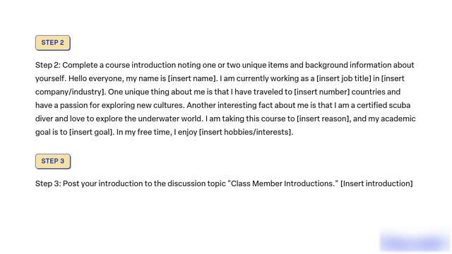 The purpose of this assignment is to help you learn more about the members of your learning communi смотреть онлайн