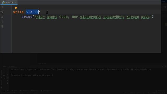 Python Tutorial deutsch [13/24] - Die while Schleife смотреть онлайн
