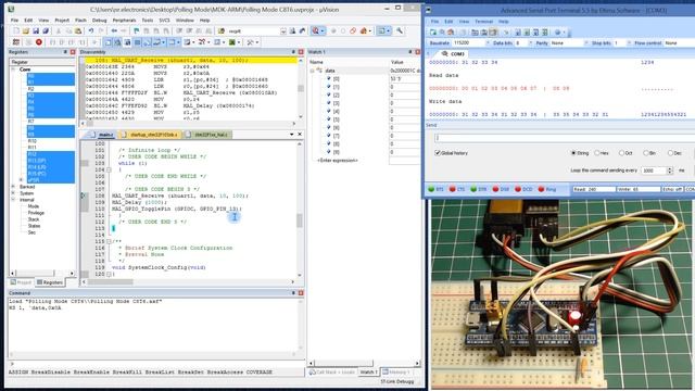 STM32. Урок 13. USART. Практические примеры. Часть 2