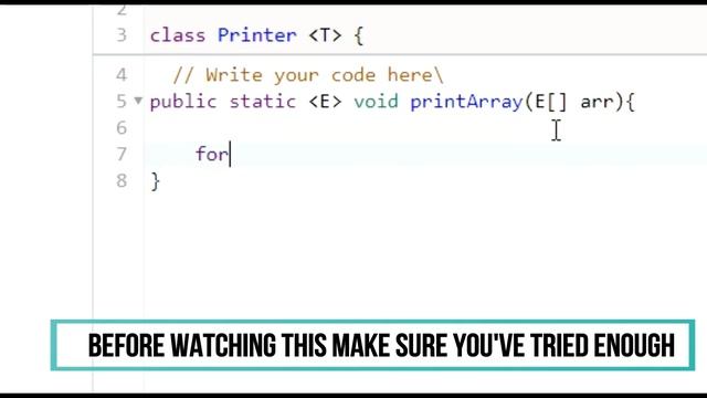 Day 21: Generics | 30 Days of Coding | HackerRank | Java Language смотреть онлайн