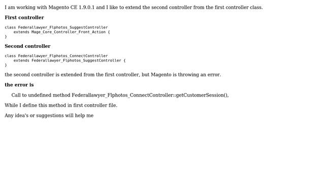 Magento: Controller class extend not working (2 Solutions!!) смотреть онлайн