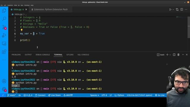 AM Coder - Python 101 (2022/2023) - #2 - Variables, Data Types and Expressions смотреть онлайн