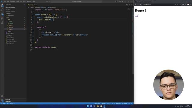 Links and Navigation - Next.js Course #3 смотреть онлайн