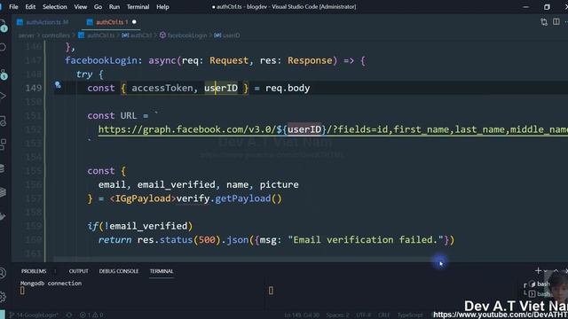 BLOG APP #15 FACEBOOK LOGIN | MERN STACK + TYPESCRIPT + REDUX смотреть онлайн