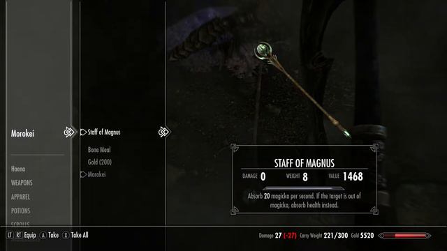 How to get the Staff of Magnus - Skyrim Special Edition смотреть онлайн
