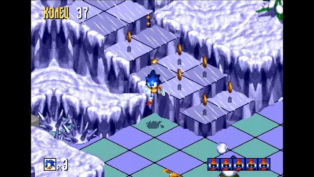 [Rus] Sonic 3D Blast - Прохождение (Sega Genesis) [1080p60][EPX+]