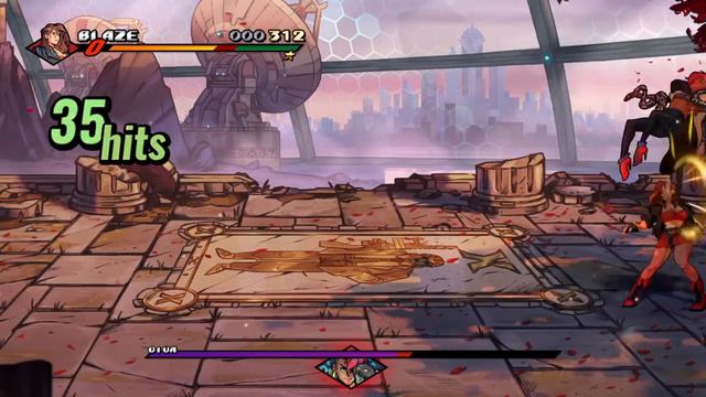 Streets of Rage 4 - Blaze 4 freestyle combo смотреть онлайн