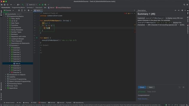 Atomic Kotlin - Bootcamp solving Excercise смотреть онлайн