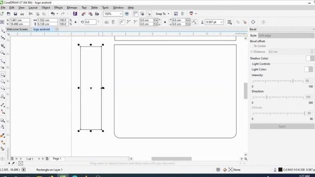 Tutorial Corel Draw | Membuat Logo Android смотреть онлайн
