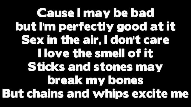 Rihanna - S&M (Lyrics)