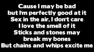 Rihanna - S&M (Lyrics)