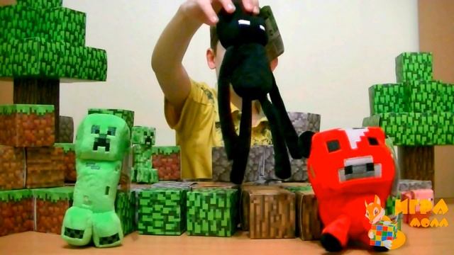 Мягкие игрушки из игры minecraft смотреть онлайн