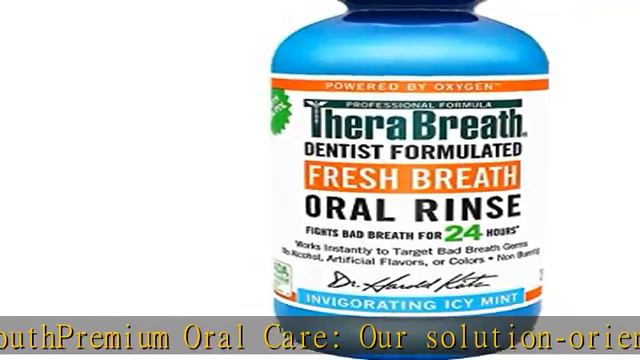 TheraBreath Fresh Breath Dentist Formulated Oral Rinse, Icy Mint, 16 Fl Oz (Pack Of 2)