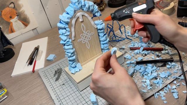 Building Mystic Gateaway miniature from God of War // Diorama building смотреть онлайн