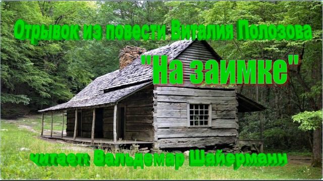 Отрывок из повести Виталия Полозова На заимке читает Вальдемар Шайерманн смотреть онлайн