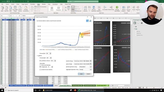 How to Forecast with Excel in less than 5 minutes : Tutorial & Forecasting Models смотреть онлайн