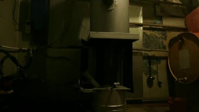 Печь на отработке с электророзжигом. смотреть онлайн