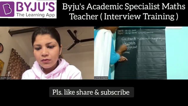 Byju's Academic Service Partner Interview Training| Maths| work from home | Selected Candidate смотреть онлайн