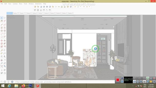 1#Sketch up interior/V-ray 2.0 Realastic Render смотреть онлайн