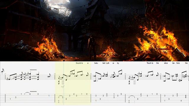 ~Long Way Down - The Evil Within~ Fingerstyle Guitar Tab смотреть онлайн