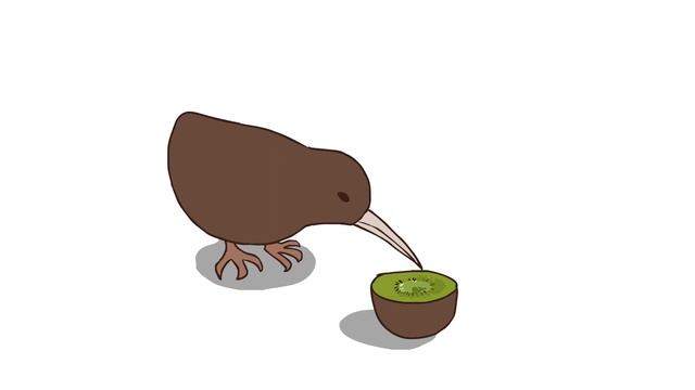 Kiwi Eats A Kiwi (Animation Test)