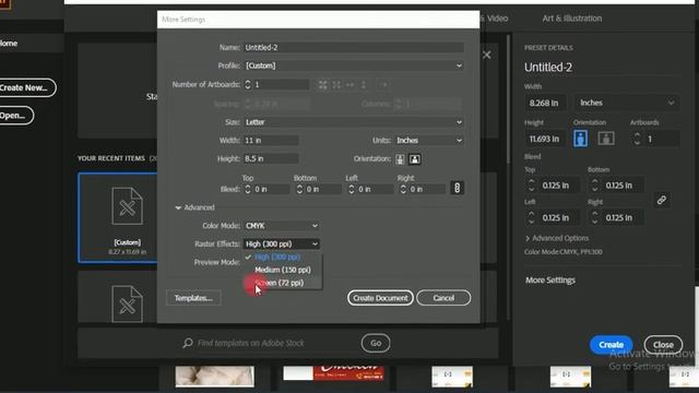 Adobe Illustrator Me New File Kaise Create Kare in Hindi || Create a new file in Adobe Illustrator смотреть онлайн