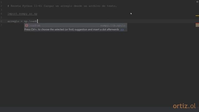 Videoreceta Python No. 11-6: Cargar un Arreglo desde un Archivo de Texto смотреть онлайн