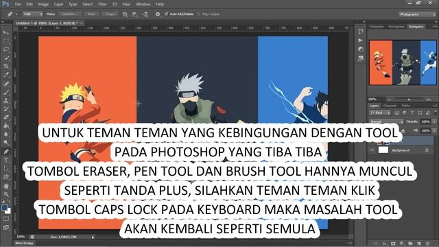 Cara Menampilkan Kembali Kursor Eraser, Pen tool dan Brush tool PhotoShop #tutorial #photoshop смотреть онлайн