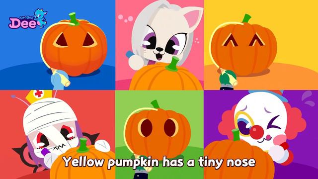 Spooky Jack O'Lantern 🎵 | Scary Pumpkin Song 🎃 | 2021 Kids Halloween Songs｜Dragon Dee Nursery Rhyme