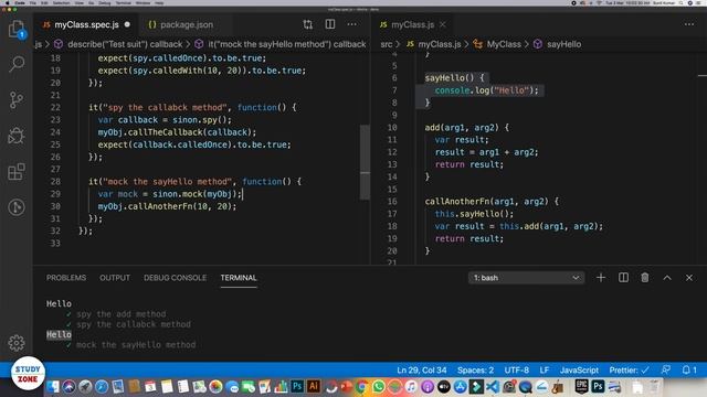 #4 - Mock (Using sinon) | Mocha - Javascript unit testing framework смотреть онлайн