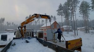 Есть ли зимой работа на манипуляторе? - Один день из жизни манипуляторщика