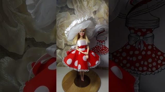 Красивое платье на Барби своими руками смотреть онлайн