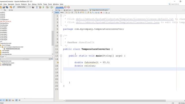 13 – Programming Language – Java for Beginners – Exercise Temperature Converter – شرح смотреть онлайн