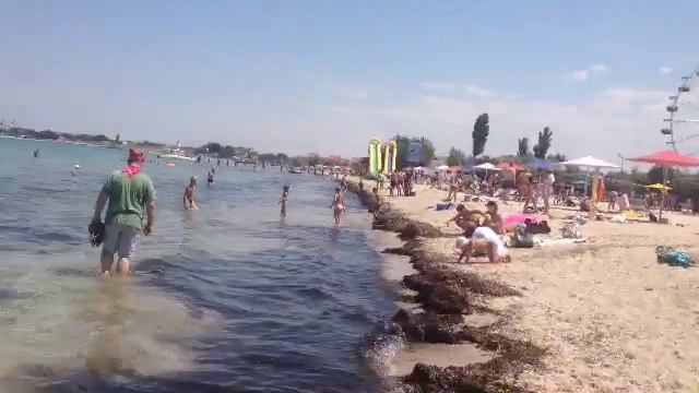 Крым. Погода в Крыму. Море. Черноморское 21.07.2017 смотреть онлайн