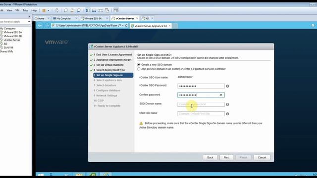 Install vCenter Server Appliance 6.0 Step by Step - Part 4 смотреть онлайн