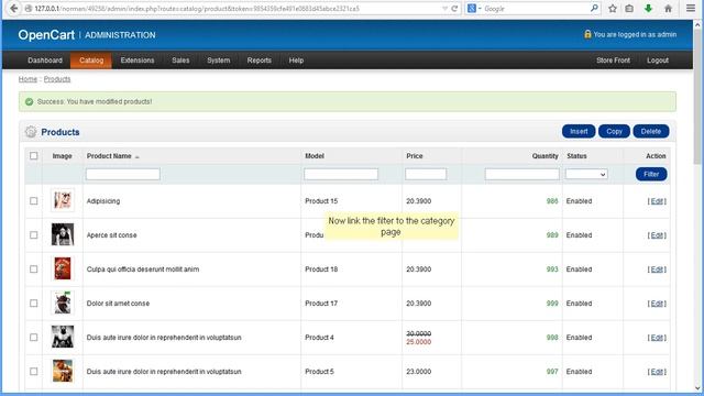 OpenCart. How To Set-Up And Manage Products Filters смотреть онлайн