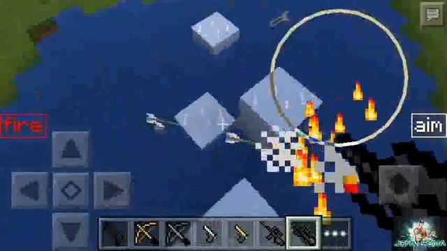 Minecraft PE обзор мода на оружие В описание загляните