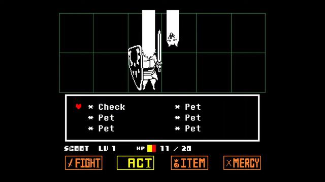 Undertale: Petting Lesser Dog смотреть онлайн