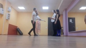 Французская кадриль,  фигуры 1-6