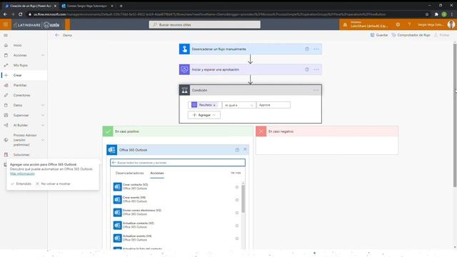 Power Automate - Cómo crear un flujo de aprobación mediante correo смотреть онлайн