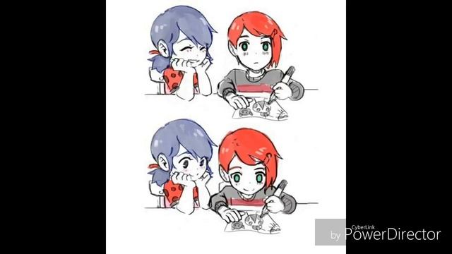 Челка- комикс ЛедиБаг и СуперКот-(Snewa Wei)- смотреть онлайн