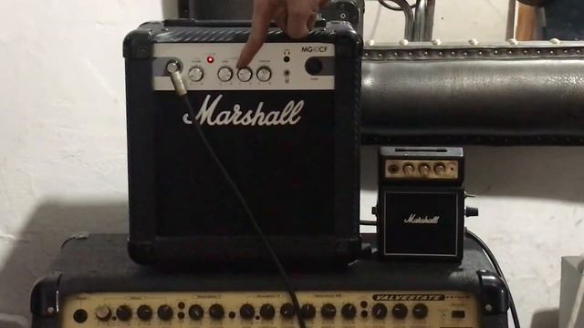 Marshall MG10CF sound demo смотреть онлайн
