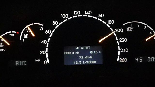 Mercedes S Klasse W220 S500 306ps Stock V8 Beschleunigung Top Speed