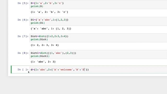 Dictionary in python смотреть онлайн
