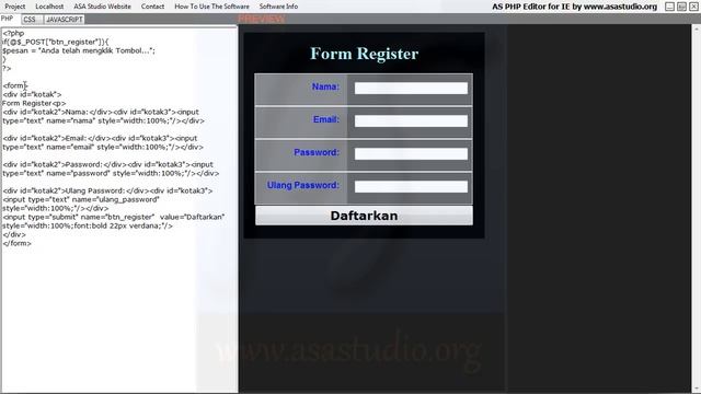Membuat Form Register, 3, Memproses Form Register, PHP Tutorial смотреть онлайн