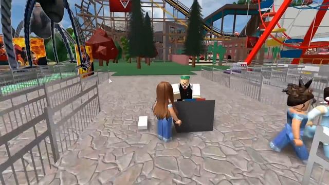 TAKING MY FAMILY TO DISNEYWORLD | Roblox Family Roleplay смотреть онлайн