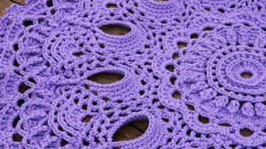 Вяжем крючком вместе ковер из шнура "Ярославна"