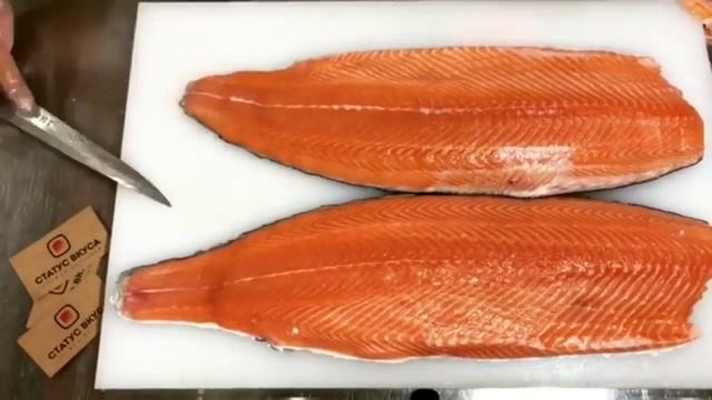 Как правильно разделать лосось. How to cut salmon. смотреть онлайн