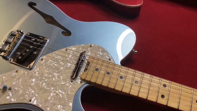 USA vs Mexican Fender Thinline Telecaster смотреть онлайн