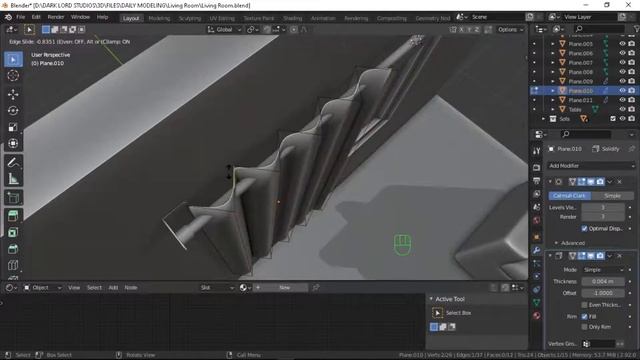 Create a low poly Curtain in 1 Minute | Blender 3D | 1 Minute Tutorial ep2 | смотреть онлайн